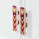 Handcrafted Acacia Wood Ironman Cupboard Handles Set